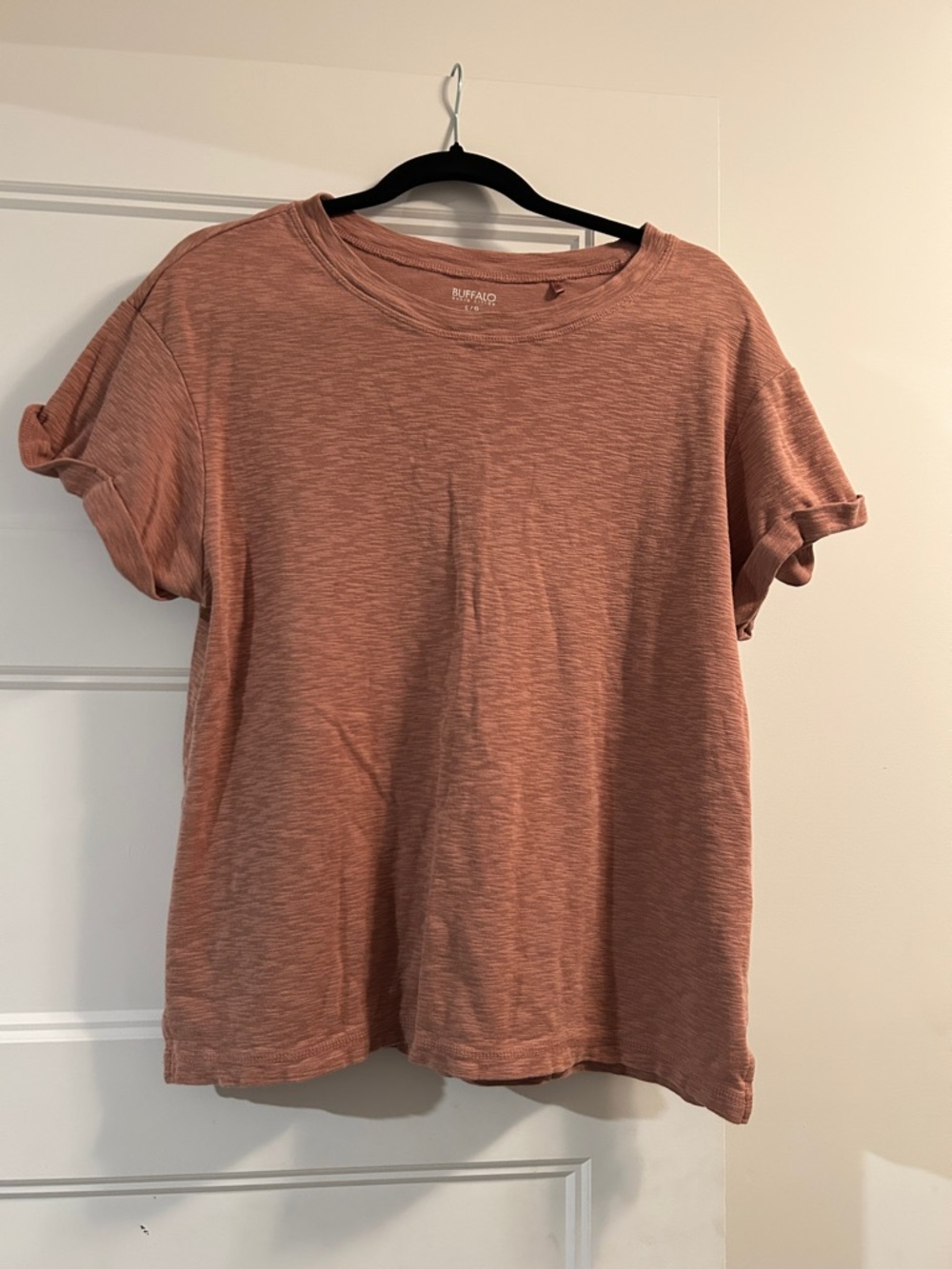 Buffalo David Bitton pink Short Sleeve Crew Tee